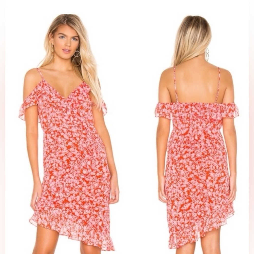 Lovers +Friends Adley ruffled‎ dress NWT